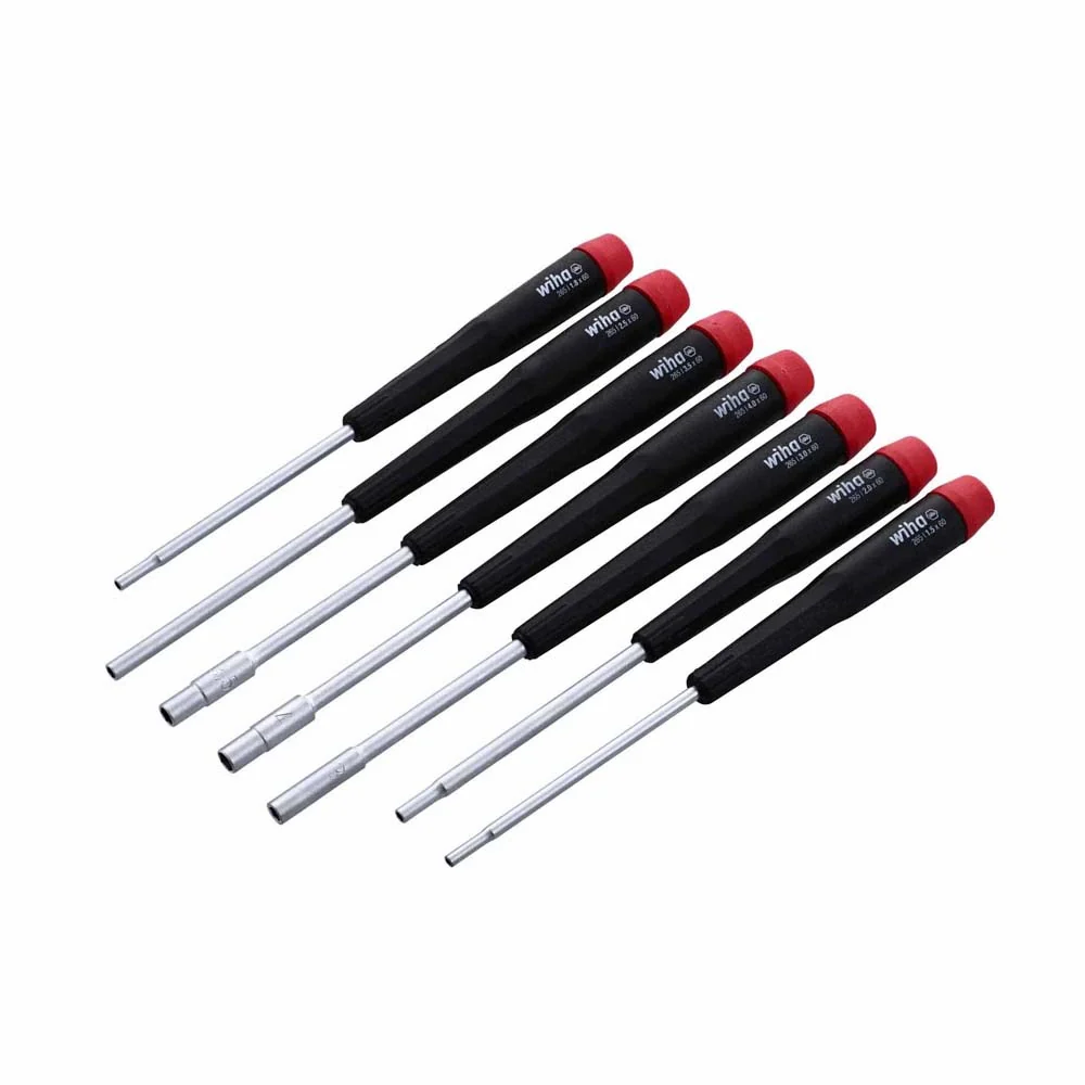 Wiha 26592 7 Piece Precision Nut Driver Set - Metric - Moutools
