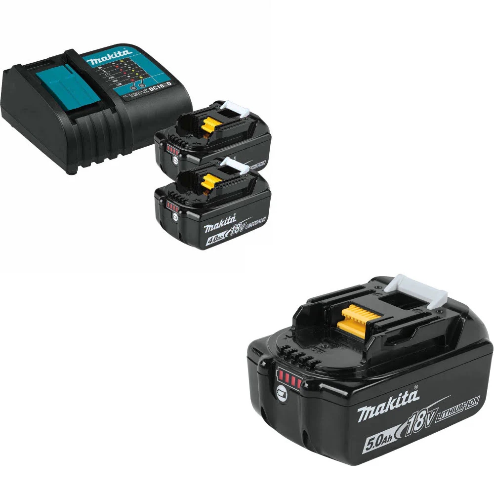 Makita BL1840BSC2 18V LXT Li-Ion Starter Pack W/ FREE BL1850B 18V LXT Battery - Moutools
