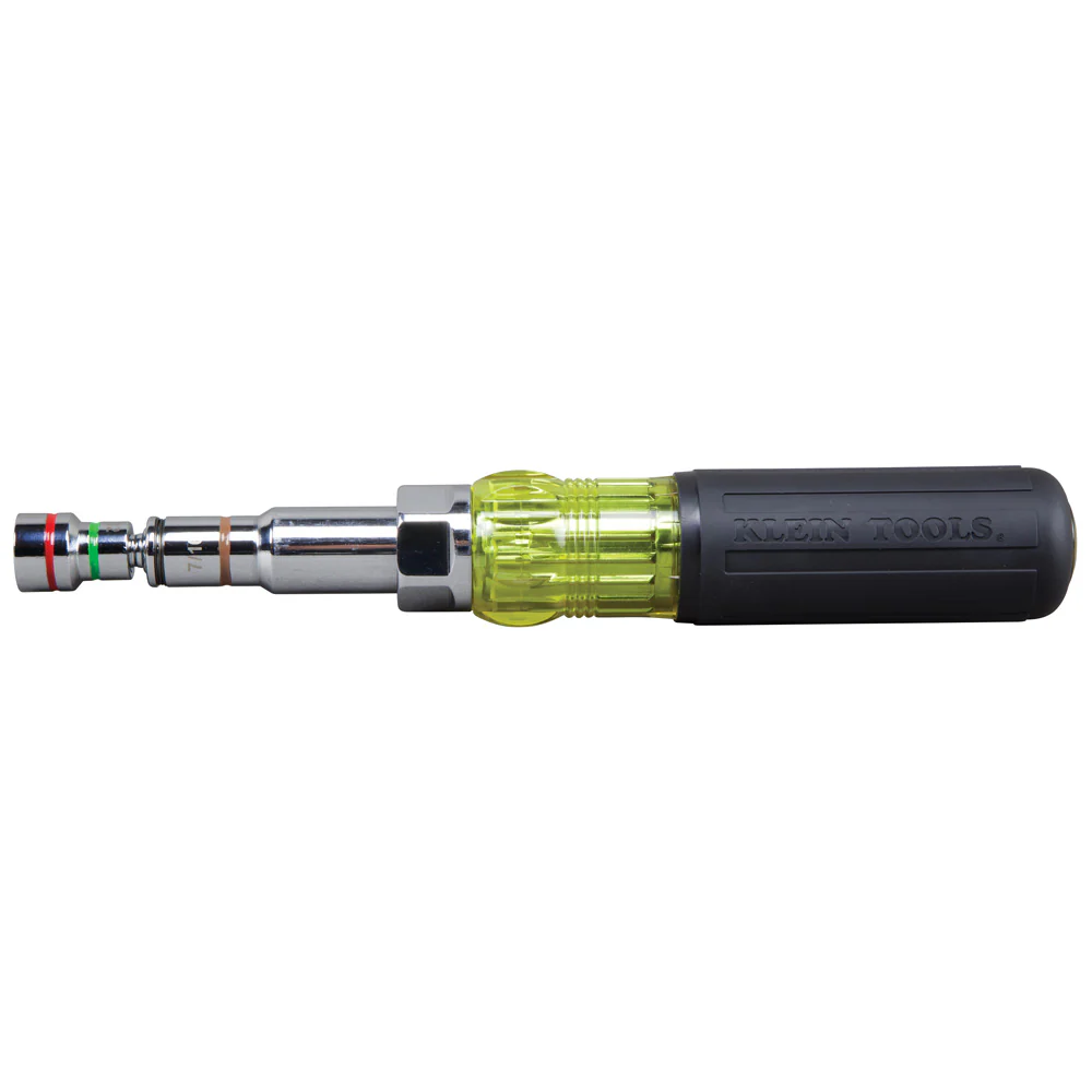 Klein 32807MAG 7-in-1 Multi-Bit Screwdriver / Nut Driver, Magnetic - Moutools