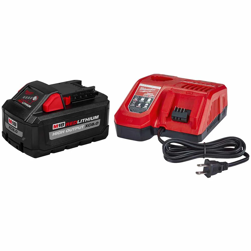 Milwaukee 48-59-1880 M18 REDLITHIUM HIGH OUTPUT XC8.0 Starter Kit - Moutools