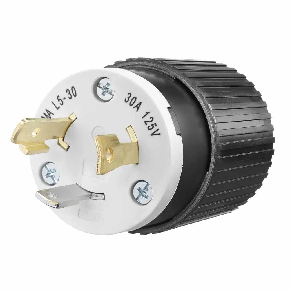 Southwire 59620000 30A/125V L5-30 Twist-Lock Male Plug - Moutools