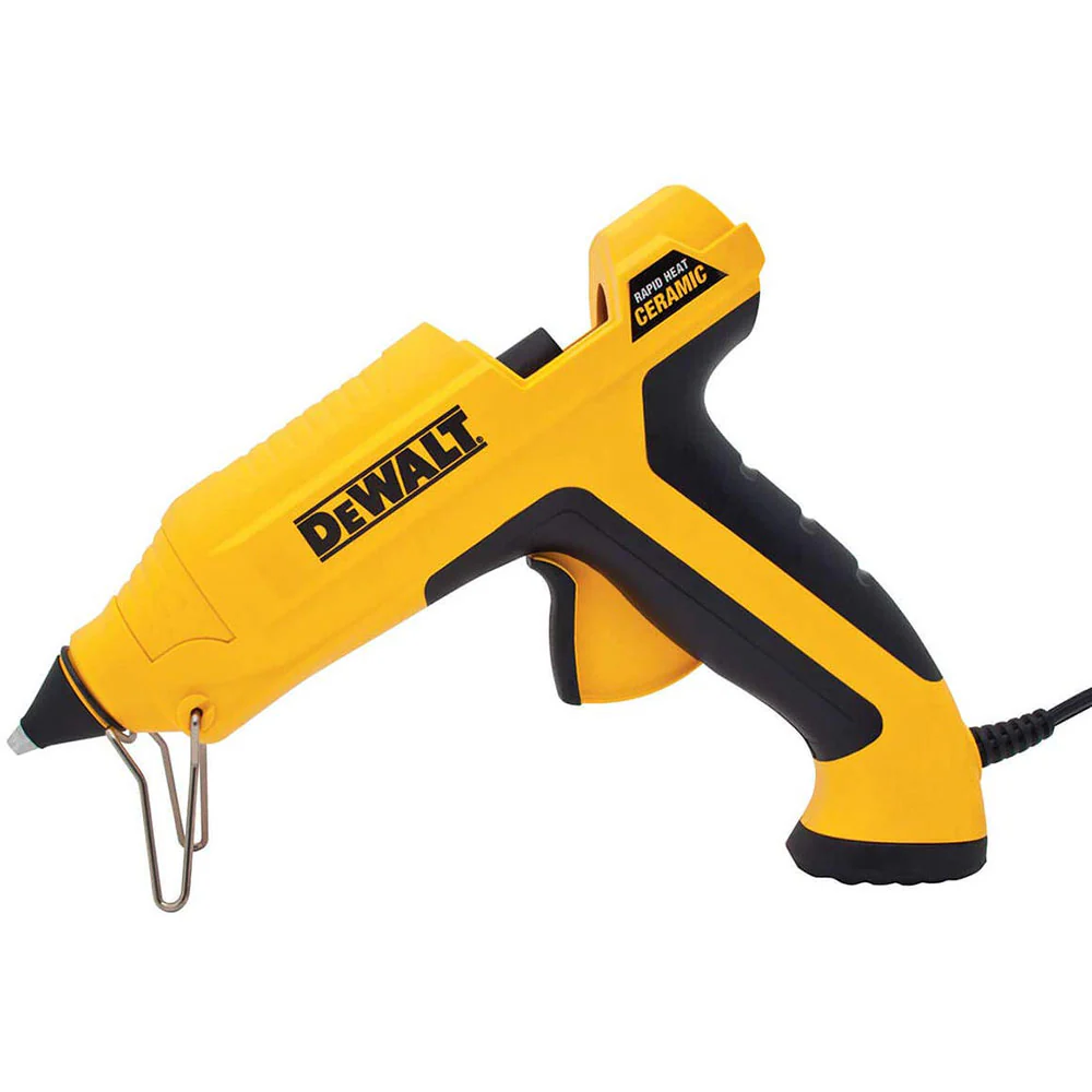 DeWalt DWHTGR50 Rapid Quick Heat Ceramic Glue Gun, Yellow - Moutools