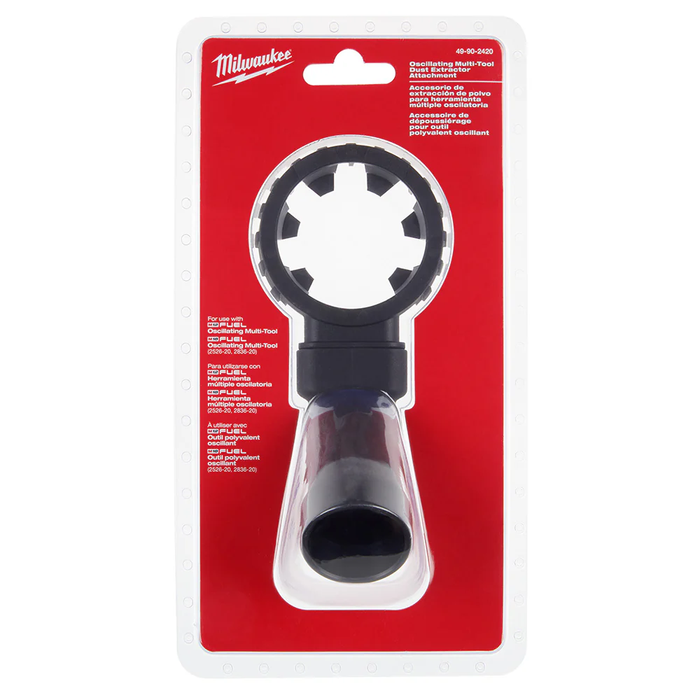 Milwaukee 49-90-2420 Oscillating Multi-Tool Dust Extractor Attachment - Moutools
