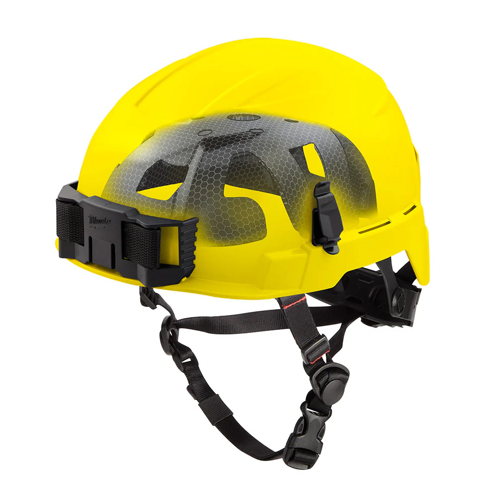 Milwaukee 48-73-1353 BOLT Yellow Safety Helmet with IMPACT ARMOR Liner (USA) - Type 2, Class E - Moutools