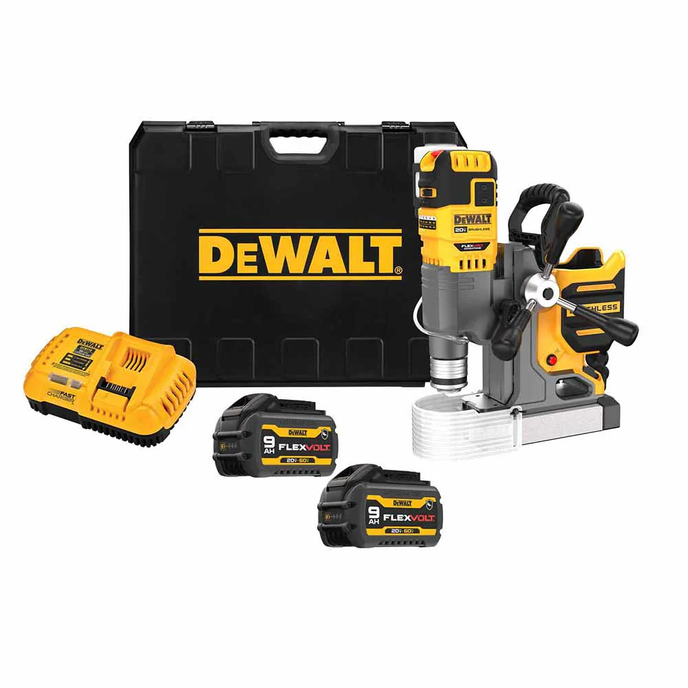 DeWalt DCD1623GX2 20V MAX* Brushless Cordless 2 in. Magnetic Drill Press with FLEXVOLT ADVANTAGE Kit - Moutools