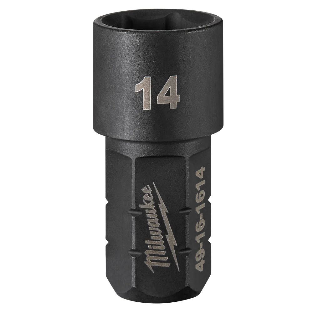 Milwaukee 49-16-1614 INSIDER Box Ratchet Socket 6 Point 14mm - Moutools