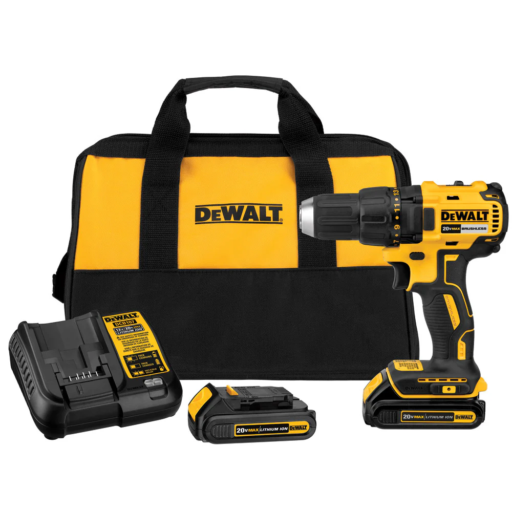 Dewalt DCD777C2 20V Max* Compact Brushless Drill/Driver - Moutools