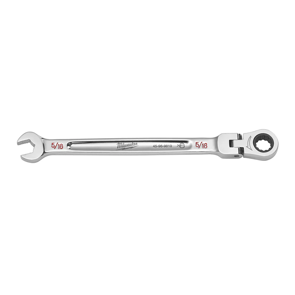 Milwaukee 45-96-9810 5/16in. Flex Head Combination Wrench - Moutools