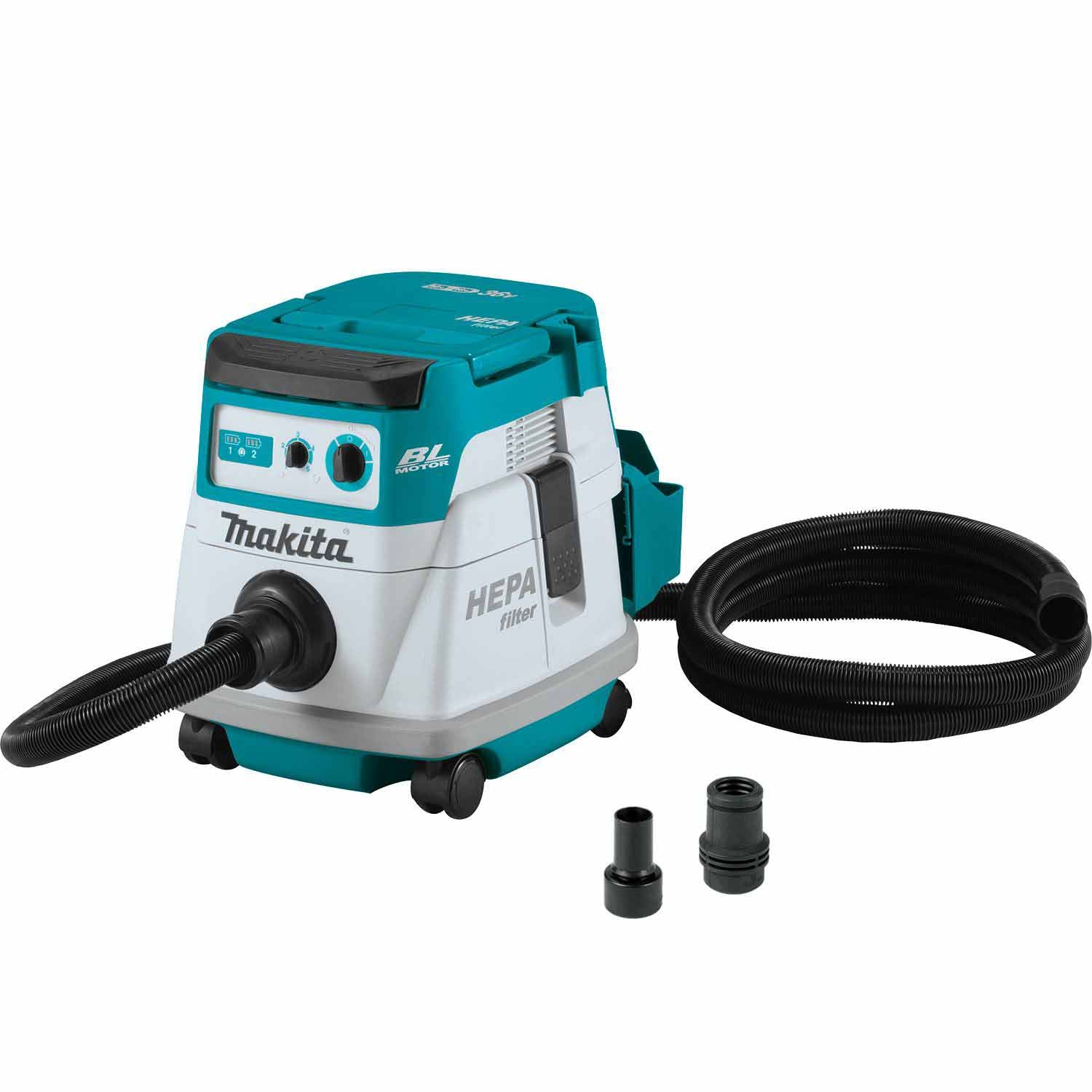 Makita XCV21ZX 36V (18V X2) LXT HEPA Filter Dry Dust Extractor 2.1 Gal, Tool Only - Moutools