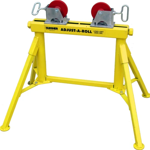 Sumner 780370 Lo Adjust-A-Roll w/Steel Wheels Roller Stand - Moutools