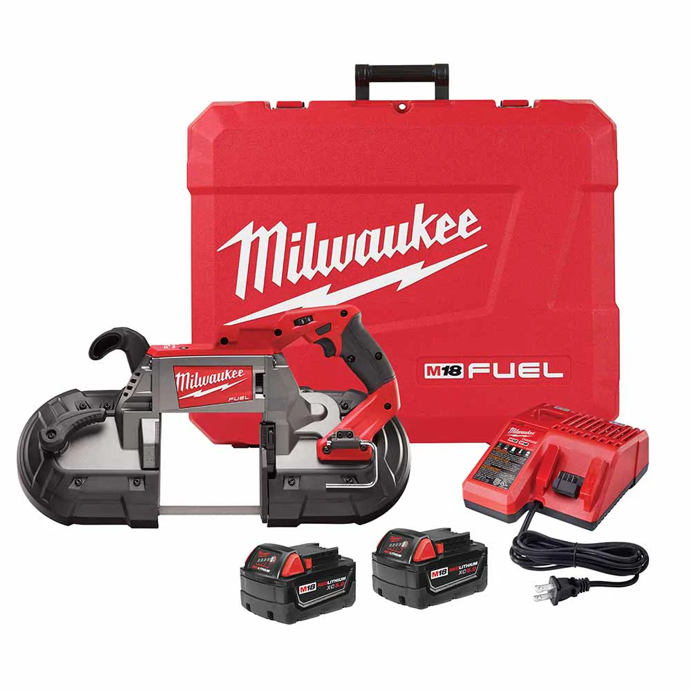 Milwaukee 2729-22 M18 FUEL Deep Cut Band Saw 2 BAT KIT - Moutools