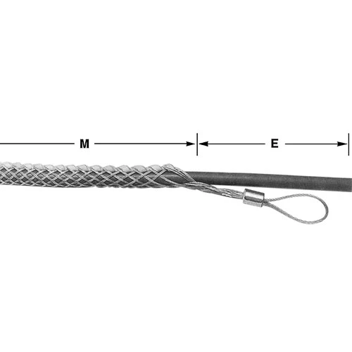 Condux 08642731 Slack Grip - Split Mesh Lace Closing, .75- .99-12 2500 lbs - Moutools