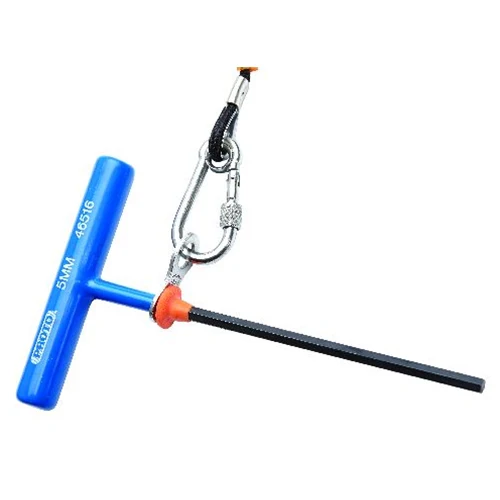 Proto J46514-TT Tether-Ready T-Handle Hex Key - 4 mm - Moutools