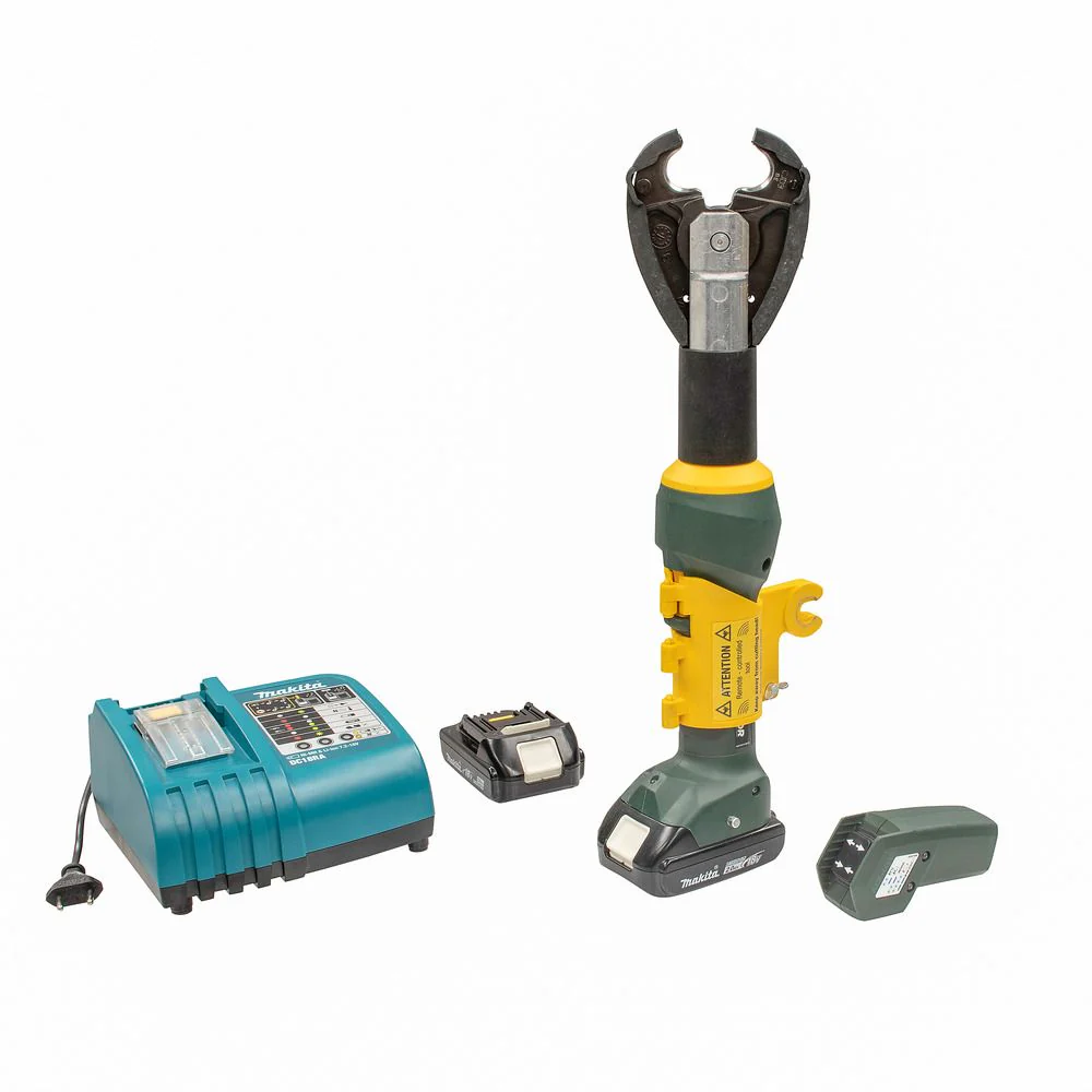 Greenlee EK425LXRD22 EK425LXR 6 Ton, D3 Profile Remote Crimper, 2.0Ah Battery, 230V Charger - Moutools
