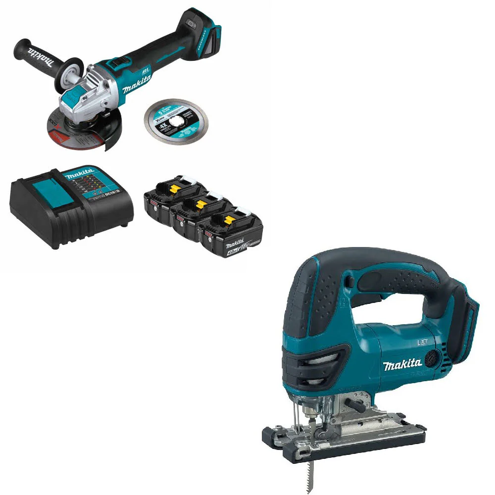 Makita BL1840BSCX3 18V LXT Li-Ion Starter Pack W/ FREE XVJ03Z 18V LXT Jig Saw - Moutools
