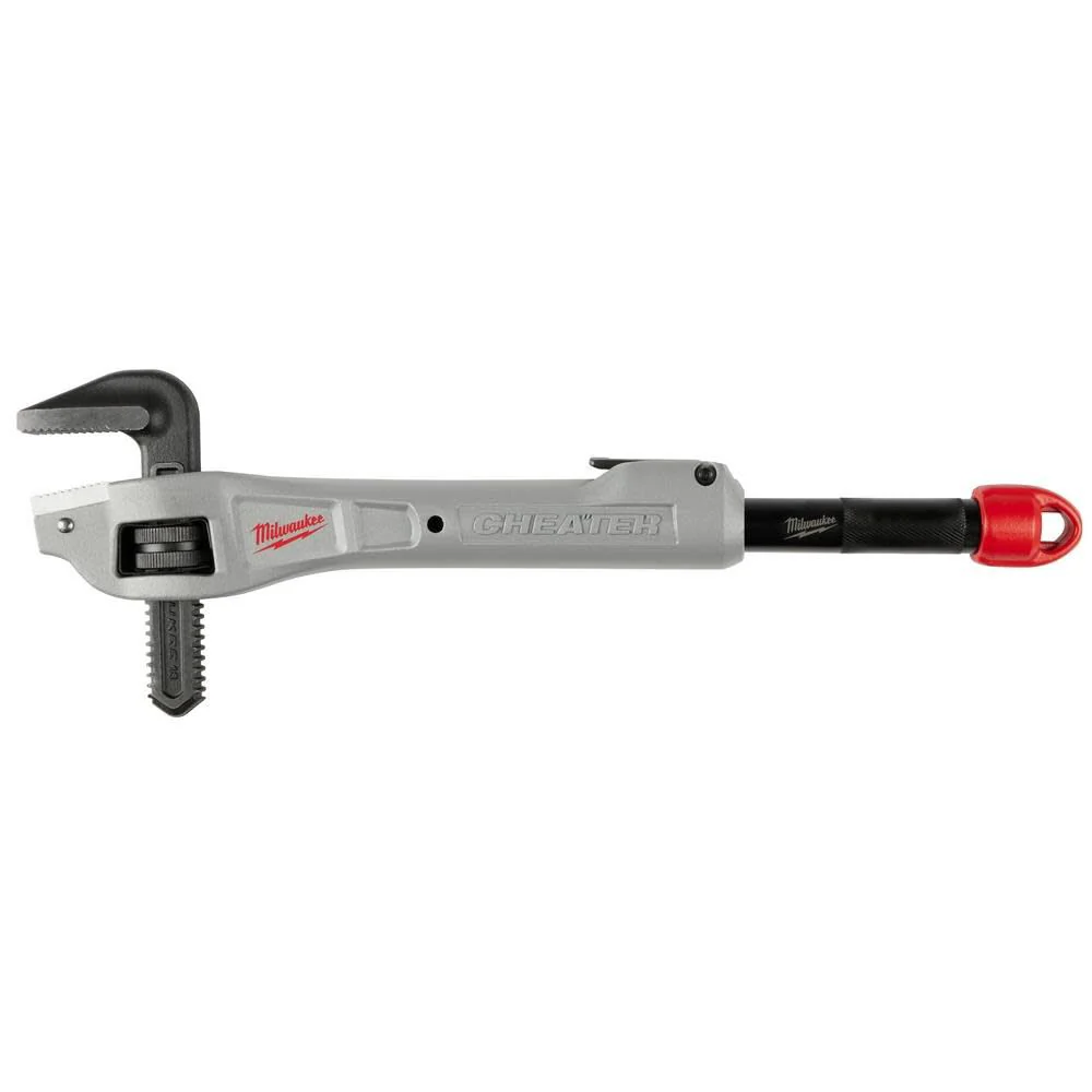 Milwaukee 48-22-7322 CHEATER Aluminum Offset Adaptable Pipe Wrench - Moutools