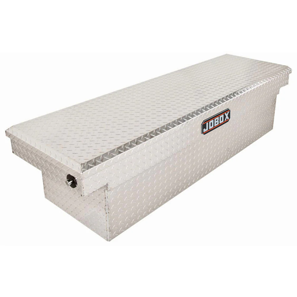 JOBOX PAC1587000 Aluminum Single Lid Compact Crossover Truck Box - Moutools
