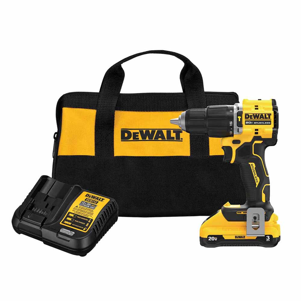 DeWalt DCD799L1 ATOMIC COMPACT SERIES 20V MAX Brushless Cordless 1/2 in. Hammer Drill Kit - Moutools