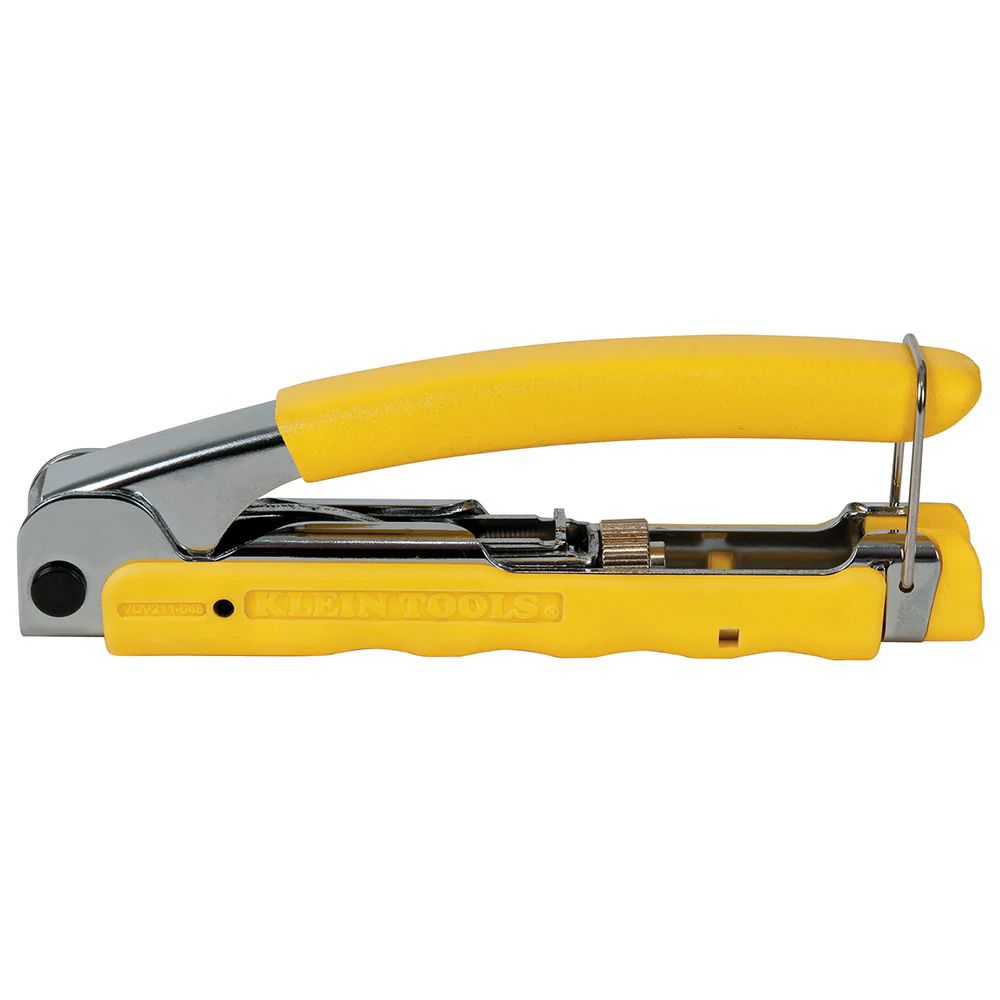 Klein Tools VDV211-048 Compact, Multi-Connector Compression Crimper - Moutools