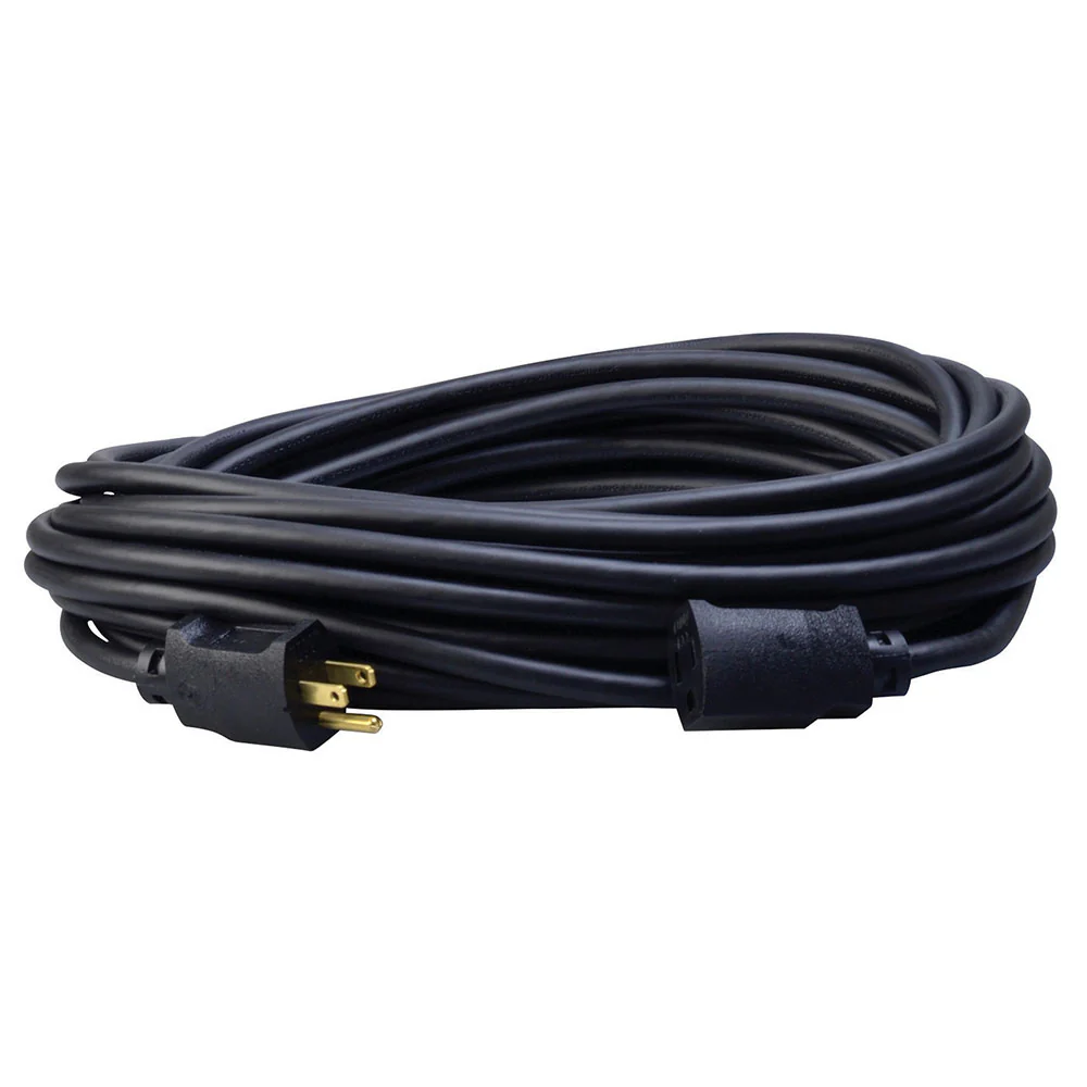 Southwire 1428SW0008 14/3 50' SJEOOW Black Extension Cord - Moutools