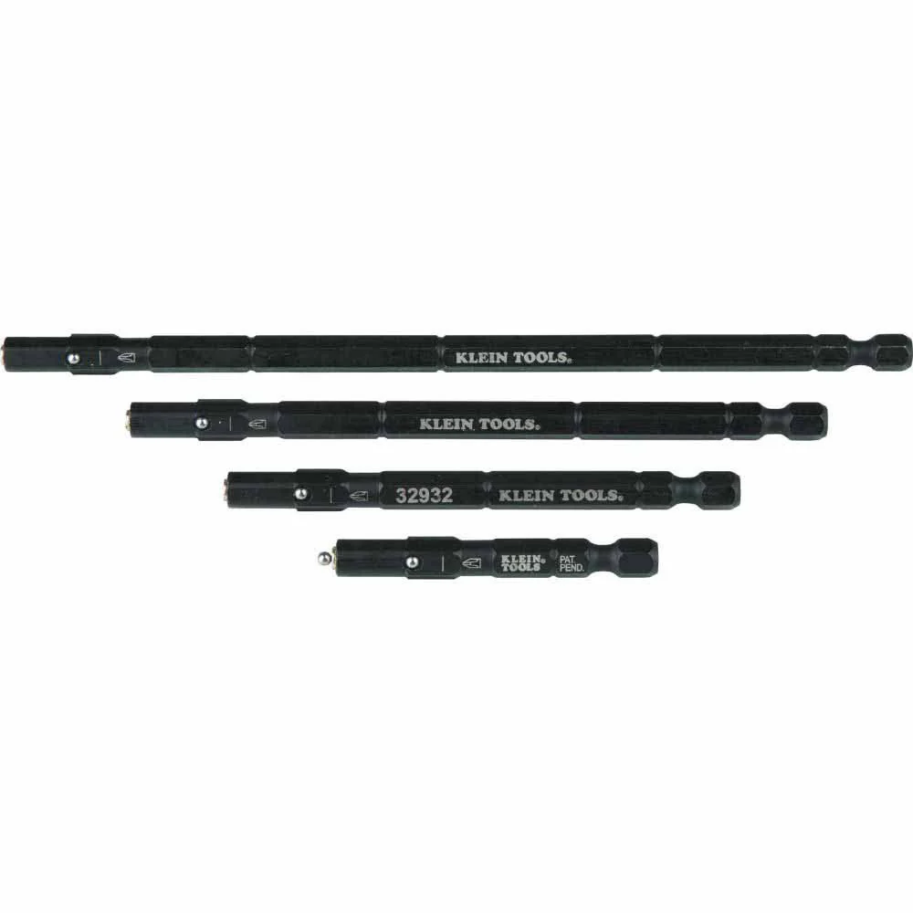Klein Tools 32944 Flip Socket Hex Shaft Replacement Parts, 4-Pack - Moutools