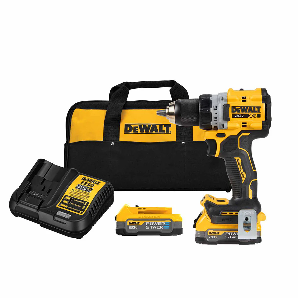 DeWalt DCD800E2 20V MAX XR Brushless Cordless 1/2-in Drill/Driver Kit - Moutools