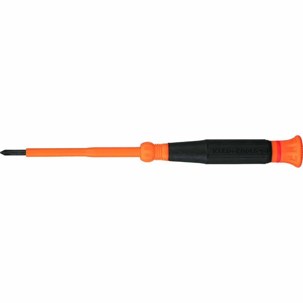 Klein Tools 6233INS Insulated Precision Screwdriver, #0 Phillips - Moutools