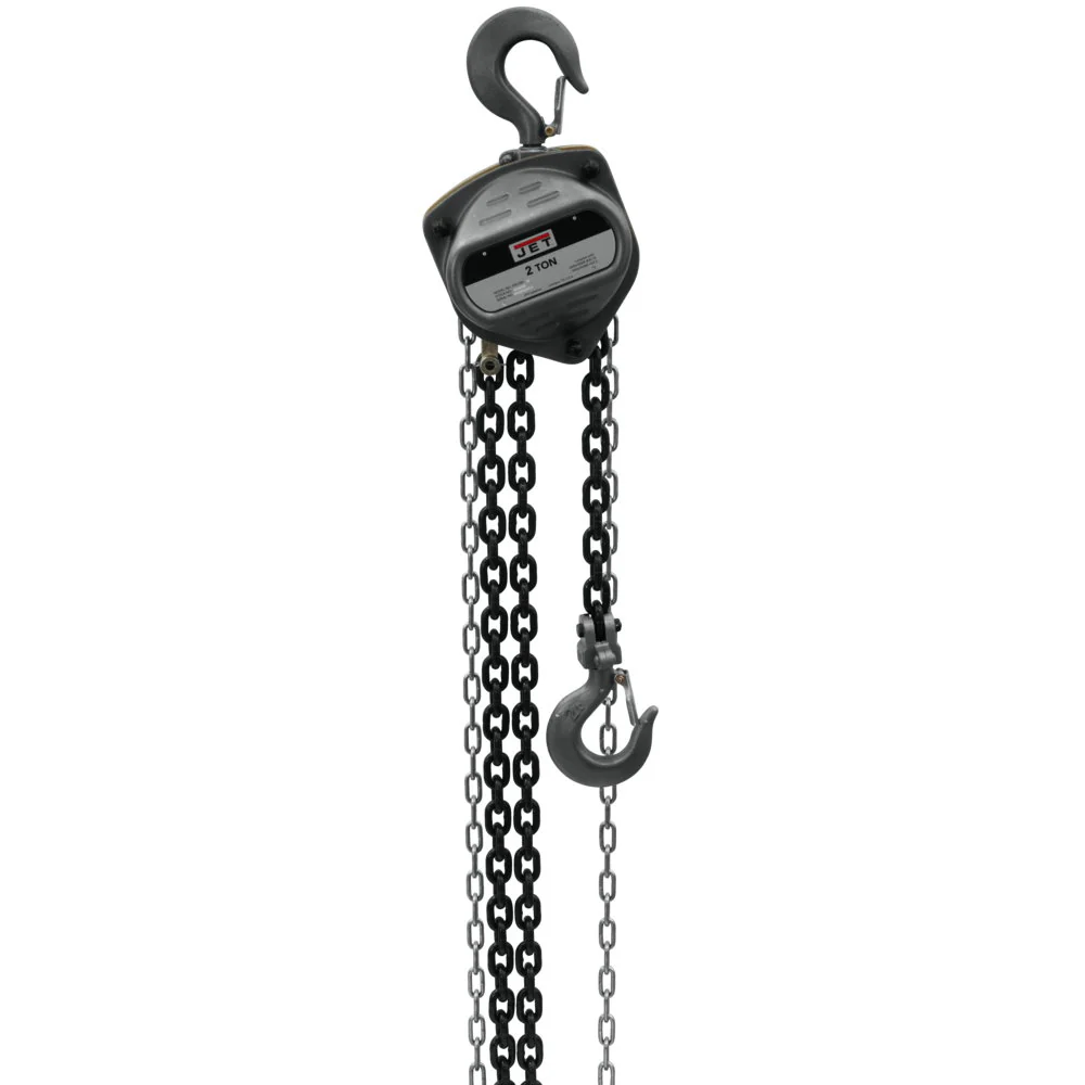 Jet JT9-101931 S90-200-15, 2-Ton Hand Chain Hoist With 15' Lift - Moutools