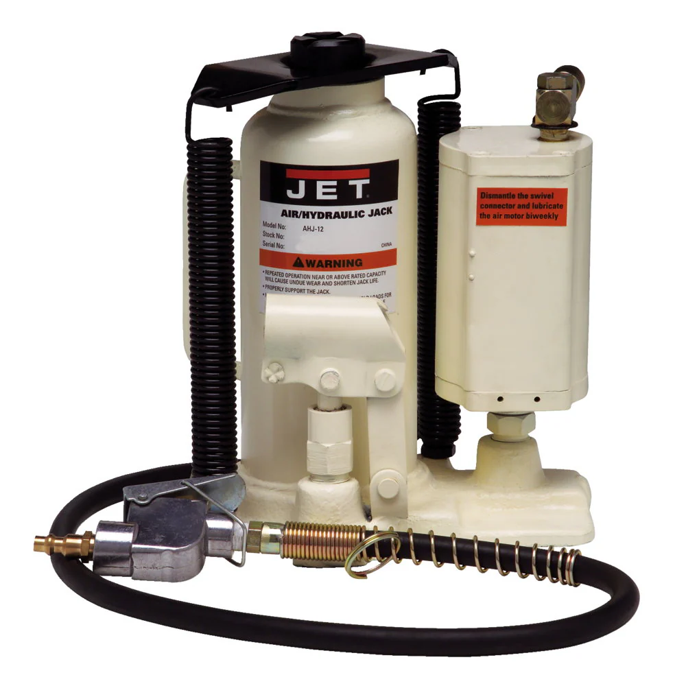 Jet JT9-456620 AHJ-20, 20-Ton Air / Hydraulic Bottle Jack - Moutools