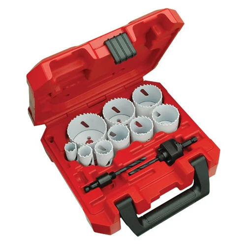 Milwaukee 49-22-4025 13 Piece General Purpose Hole Dozer Hole Saw Kit - Moutools