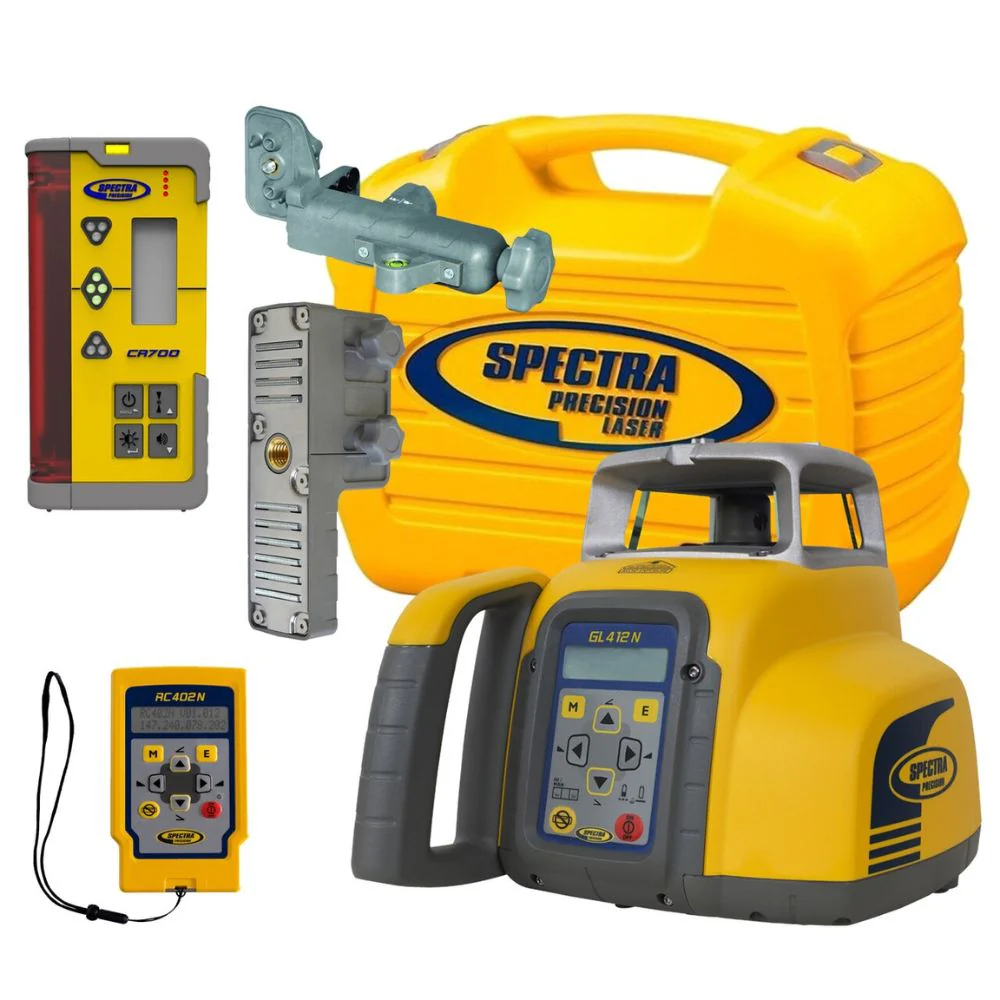 Spectra GL412N-14 GL412N Single Grade Laser with Remote and CR700 Receiver - Moutools