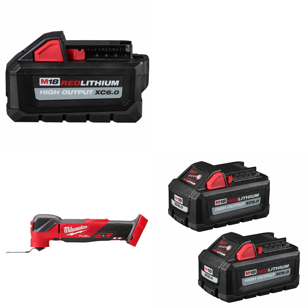 Milwaukee 48-11-1865 M18 Battery Pk W/ 2836-20 M18 Multi-Tool & FREE Battery-2Pk - Moutools