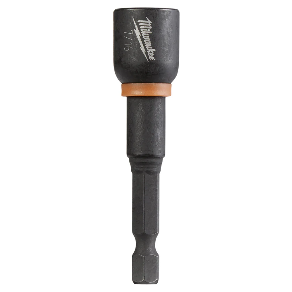 Milwaukee 49-66-0536 SHOCKWAVE™ 2-9/16 in. Magnetic Nut Driver 7/16 in. (10 Pk) - Moutools