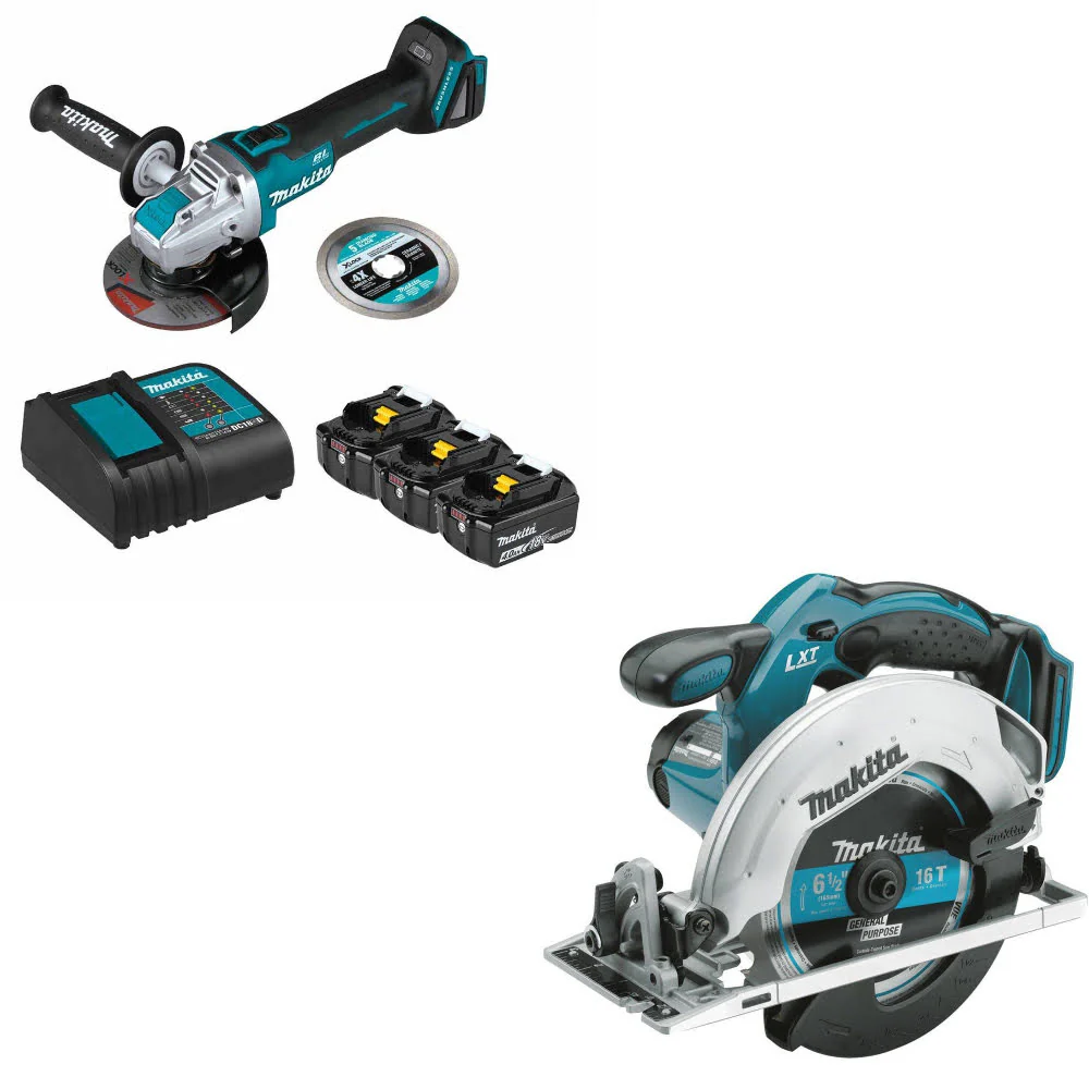 Makita BL1840BSCX3 18V LXT Li-Ion Starter Pack W/ FREE XSS02Z 18V LXT Circ Saw - Moutools