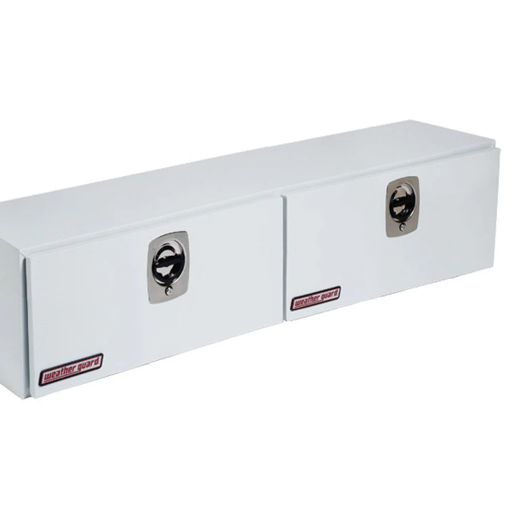 WeatherGuard 272-3-02 White Steel Compact Hi-Side Box, 8.9 Cu. Ft. - Moutools