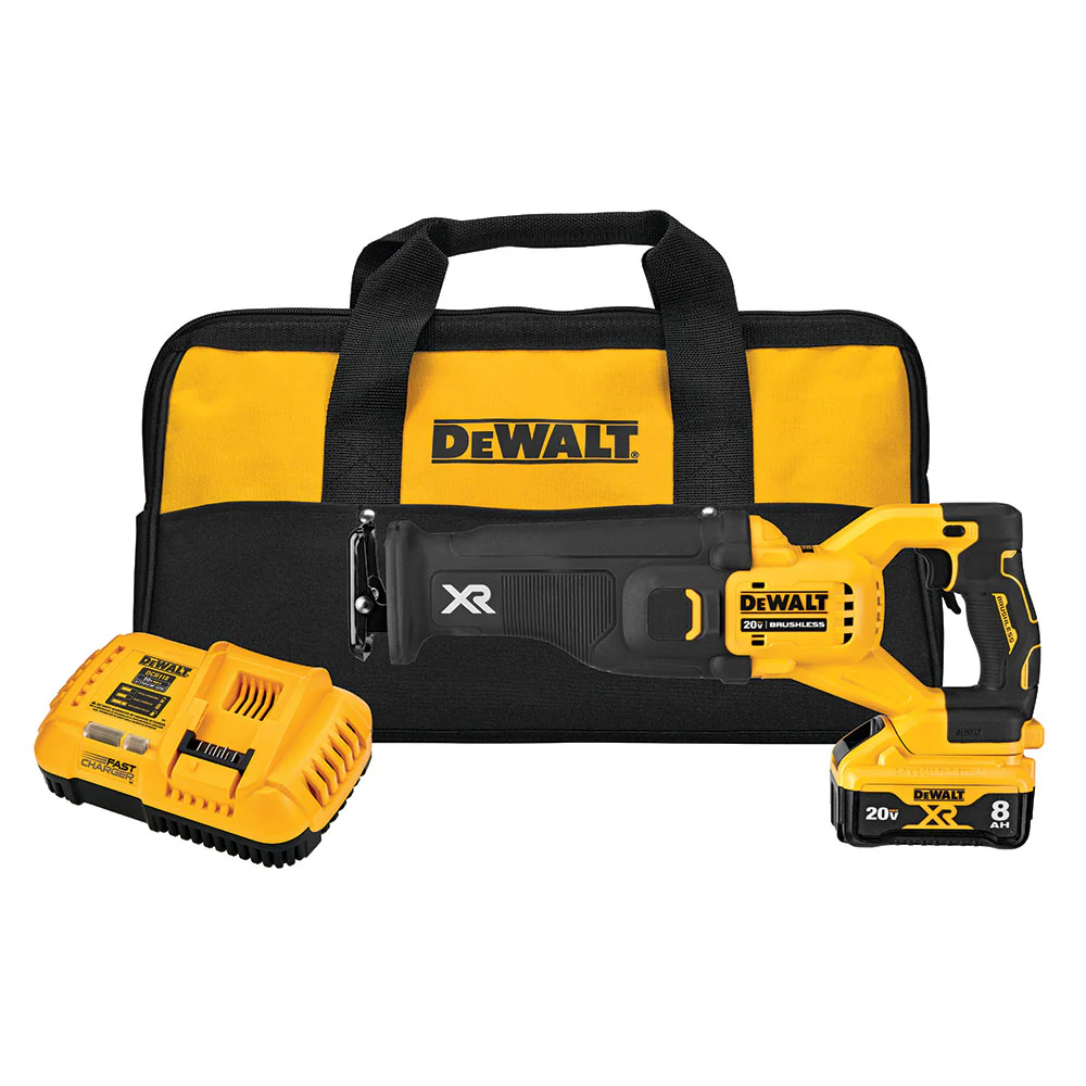 DeWalt DCS368W1 20V MAX XR Brushless Reciprocating Saw with Power Detect Tool Technology Kit - Moutools
