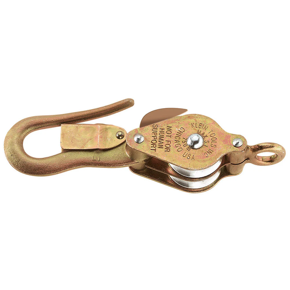 Klein Tools H268 Block with Eye and Nose Extended Over Keeper - Moutools
