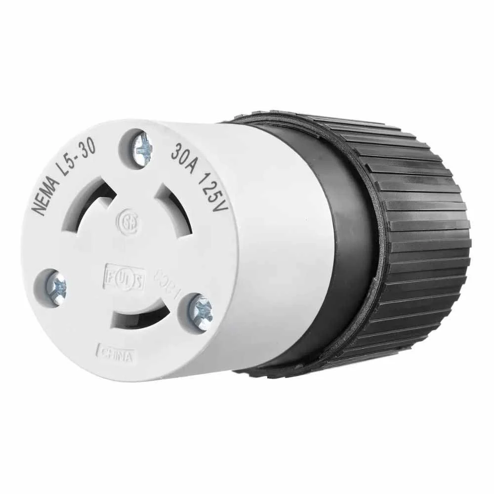 Southwire 59630000 30A/125V L5-30 Twist-Lock Female Connector - Moutools