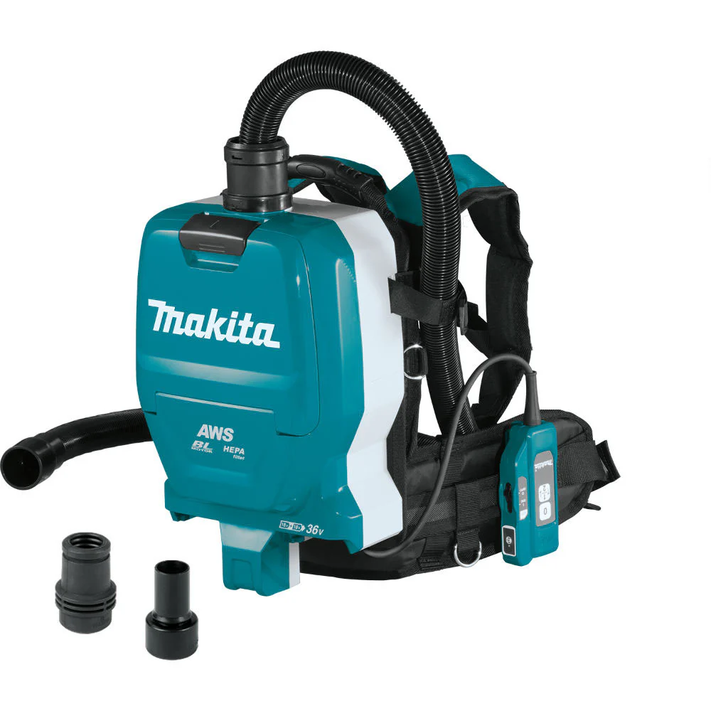Makita XCV10ZX 18V X2 LXT (36V) Brushless 1/2 Gal HEPA Backpack Extractor - Moutools