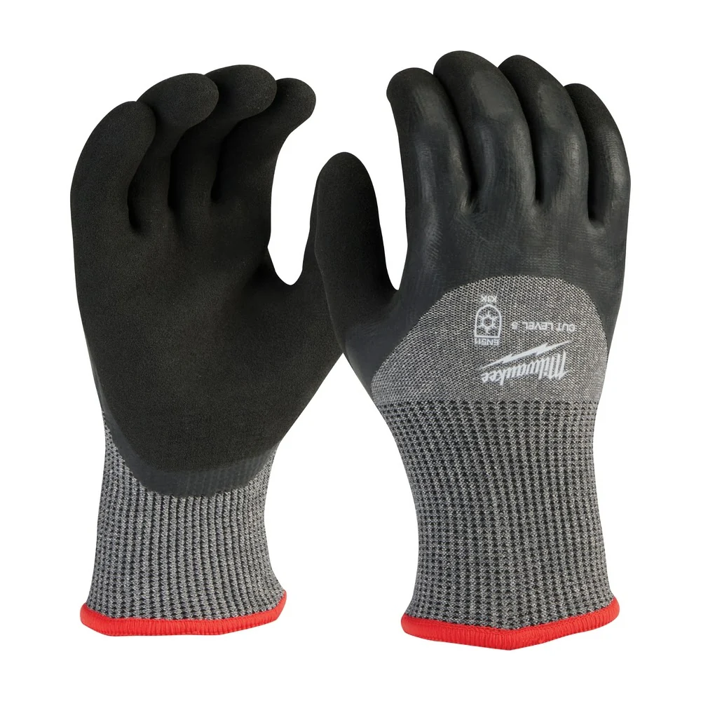 Milwaukee 48-73-7950B 12-Pack Cut Level 5 Winter Dipped Gloves - S - Moutools