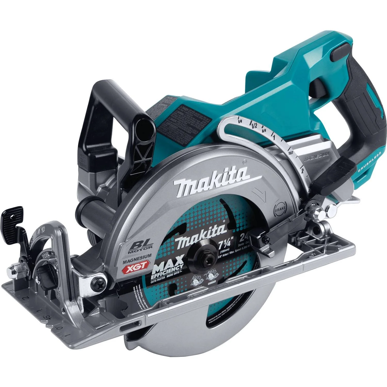Makita GSR01Z 40V max XGT® Rear Handle 7-1/4” Circular Saw, Tool Only - Moutools
