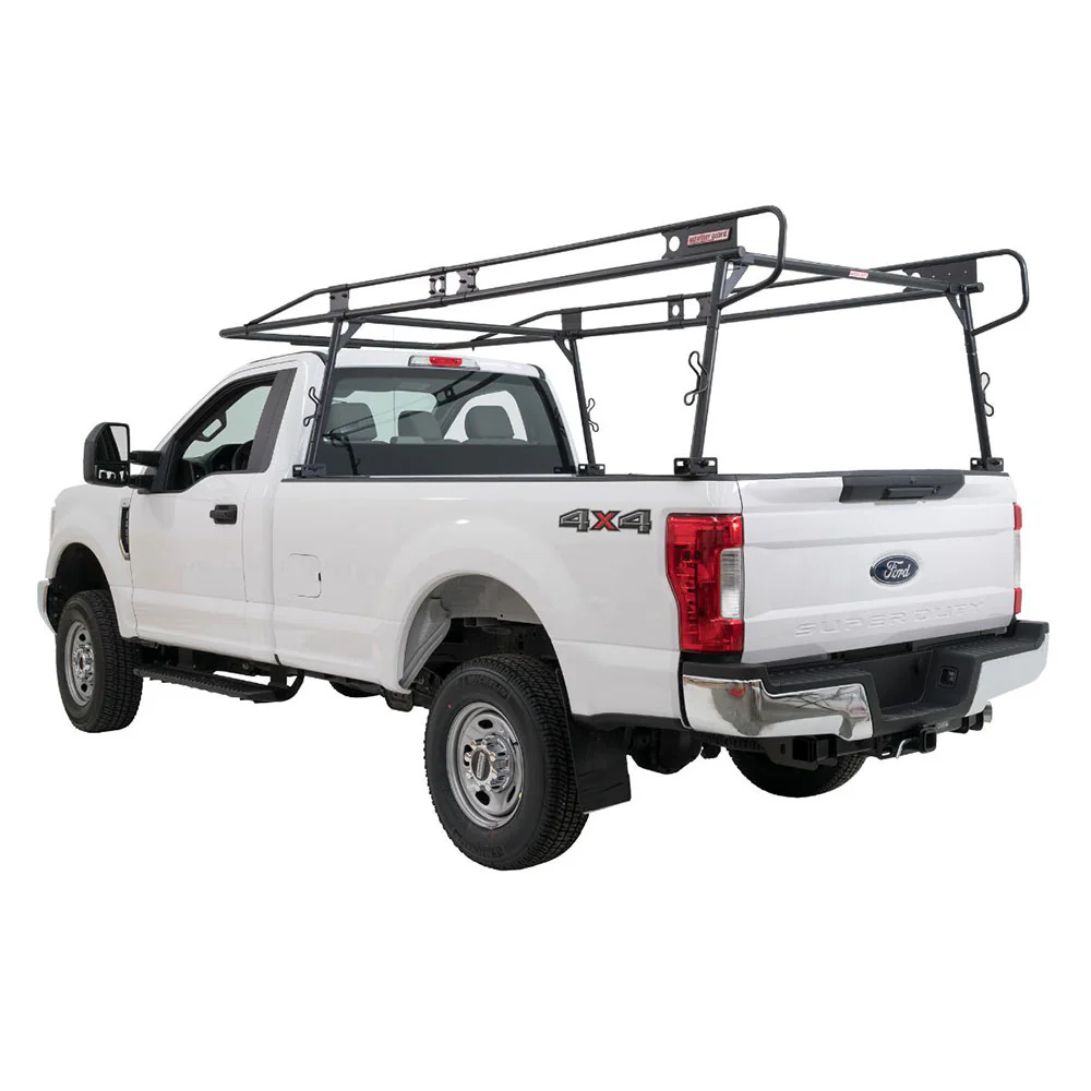 WeatherGuard 1275-52-02 Matte Black Steel Truck Rack, Full Size, 1000lb - Moutools