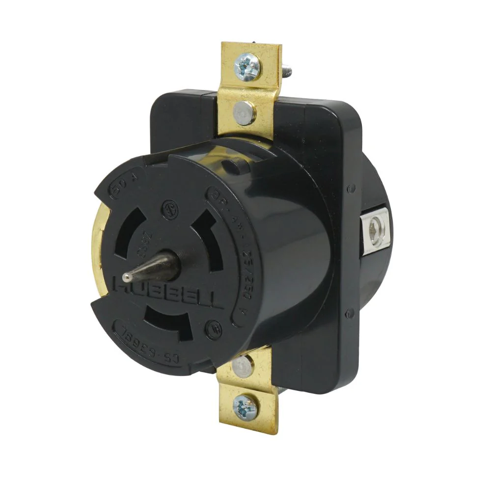 Southwire 59930000 15A/125V UG 5-15 Straight Blade Water Tight Female Connector - Moutools