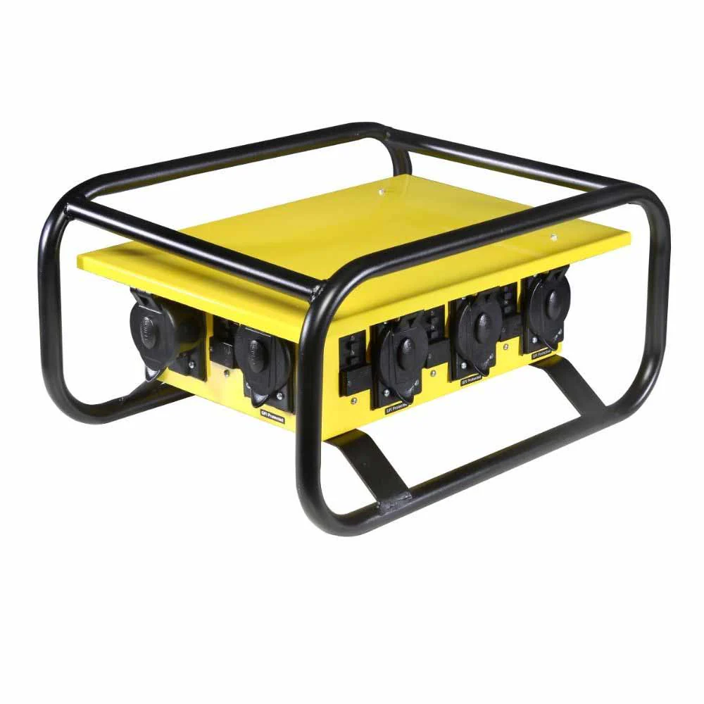Southwire 7706UGCX X-Treme Box 50A 125/250V UG Power Distribution Box Stainless w/ Roll Cage - Moutools
