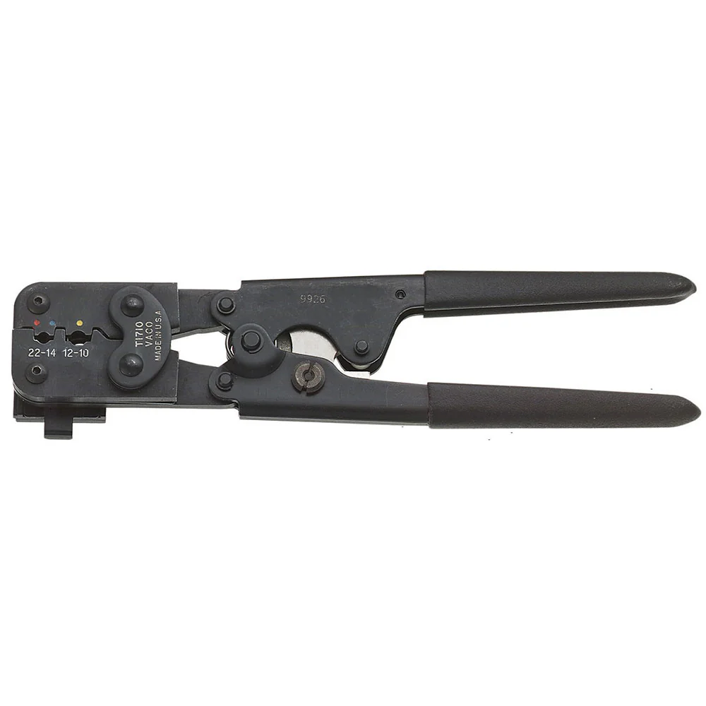 Klein T1710 Compound Action Ratcheting Crimper - Insulated Terminals - Moutools