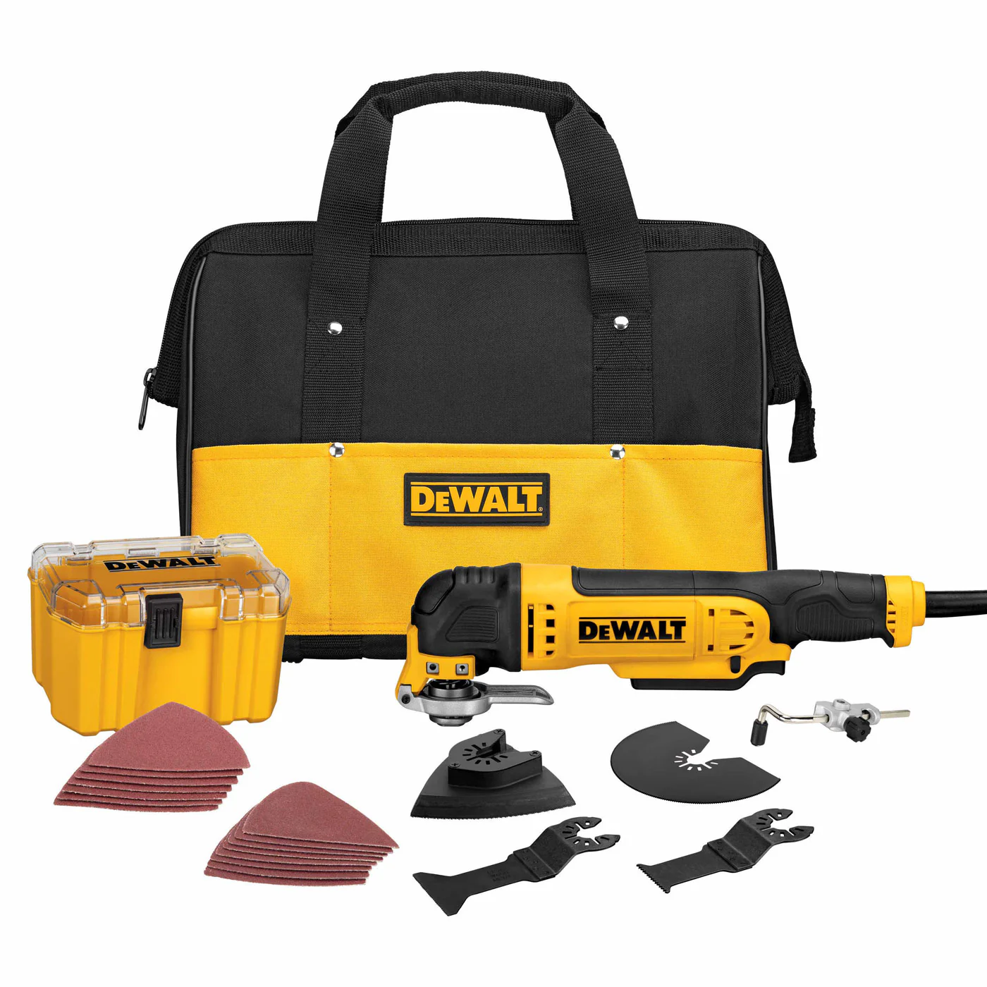 DeWalt DWE315K 3 Amp Oscillating Multi-Tool Kit, 29-Piece - Moutools