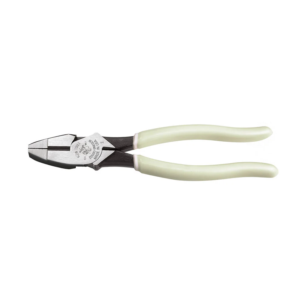 Klein Tools D20009NEGLW Hi-Viz Side-Cutting Pliers High Leverage - Moutools