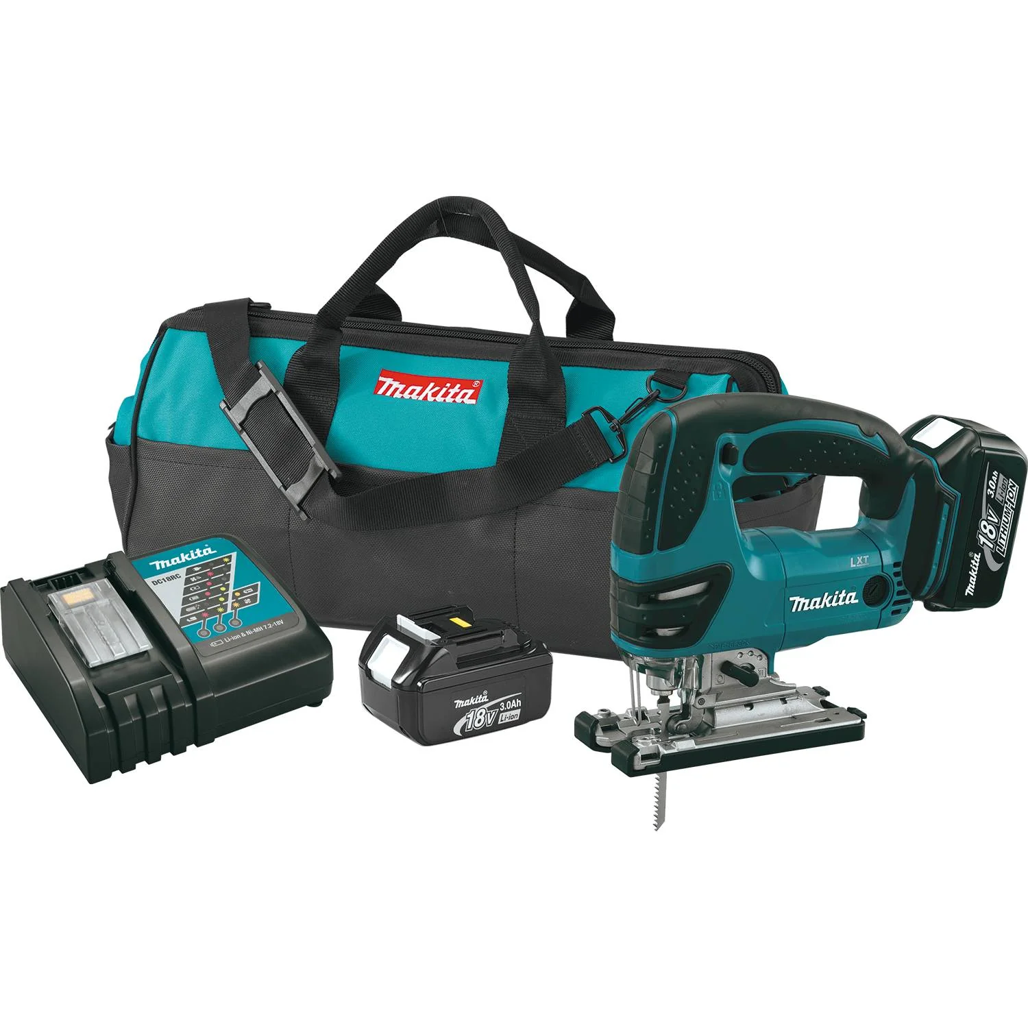 Makita XVJ03 18V LXT Lithium-Ion Cordless Jig Saw Kit - Moutools