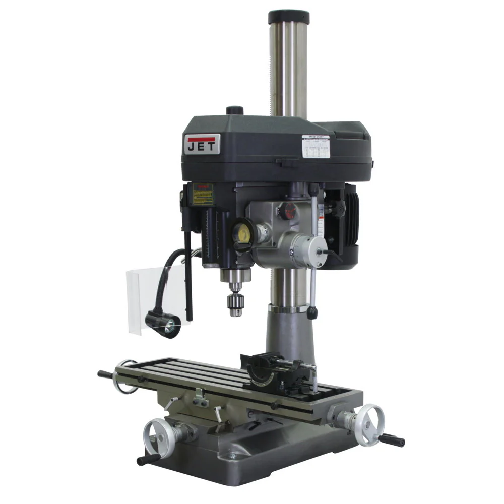 Jet JT9-350135 JMD-18PFN Mill/Drill With NEWALL DP500 DRO - Moutools