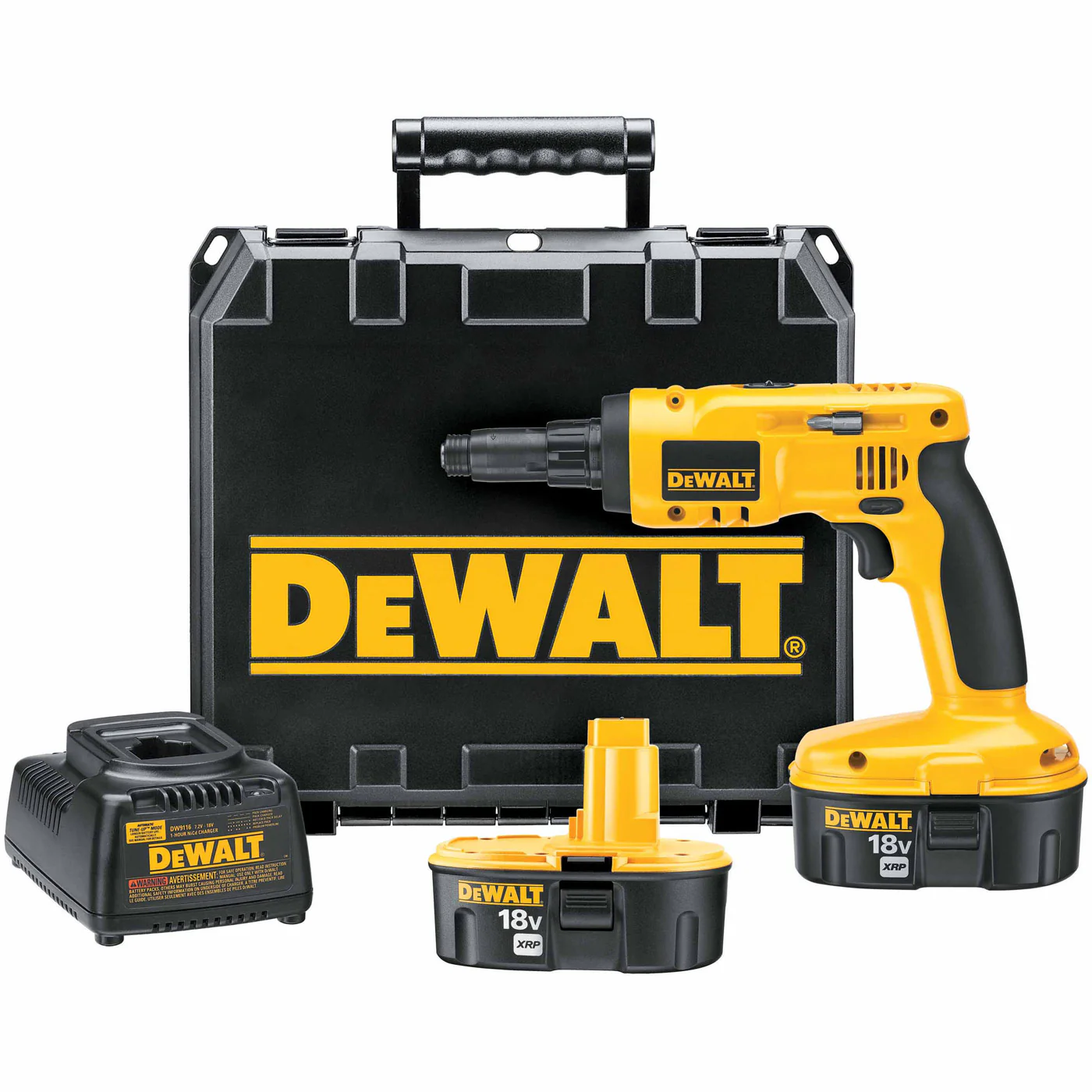 DeWalt DC668KA Heavy-Duty 18V Light Gauge Steel Framing Screwdriver - Moutools